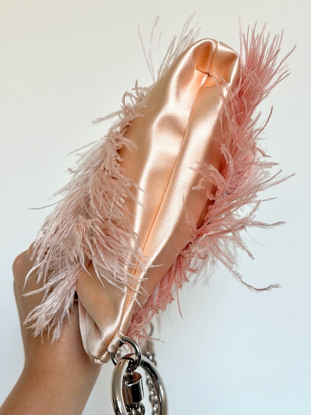 Jimmy Choo Feather Callie Handle Bag - Picture 4 of 13